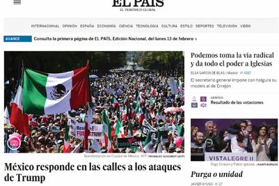 Medios internacionales cubren marcha en el país  