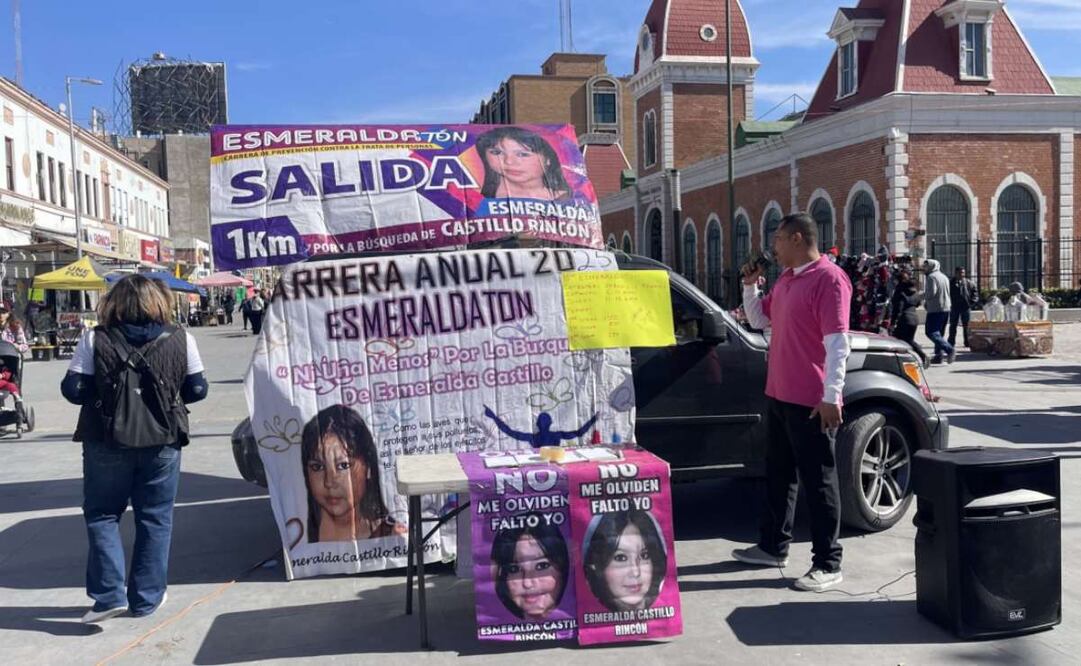 En entrevista, el padre de Esmeralda dijo que con esta actividad buscan hacer conciencia en los jóvenes y en los padres de que pueden ser los próximos desaparecidos (27/01/2025). Foto: Paola Gamboa / EL UNIVERSAL