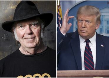Neil Young denuncia a la campaña de Donald Trump
