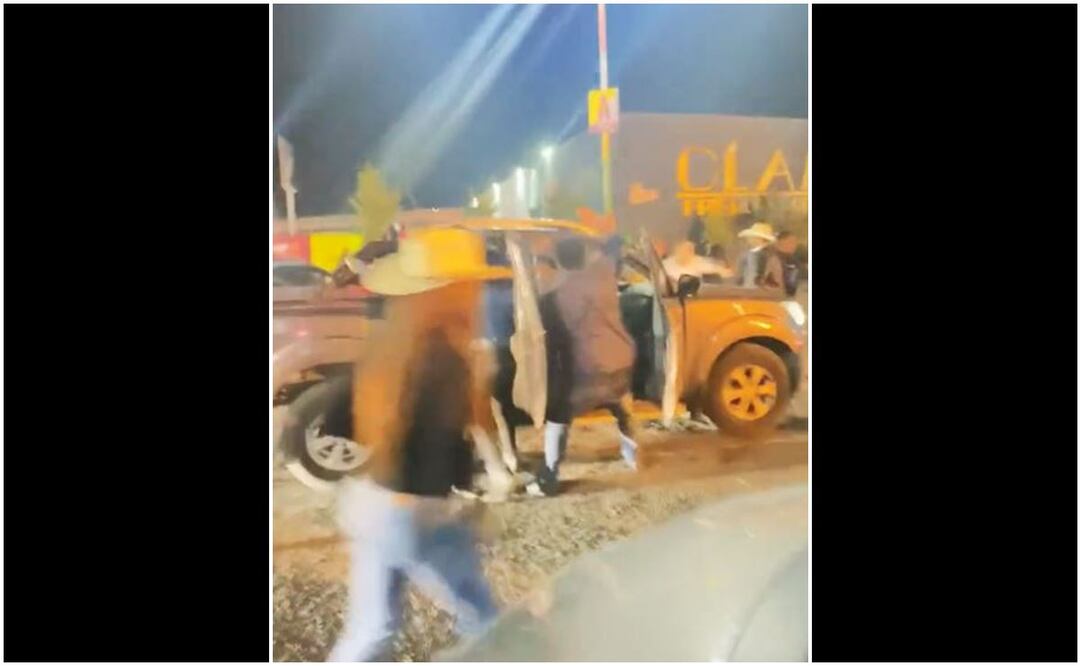 Video: Atropellan a mujer en riña durante Feria de Pachuca
