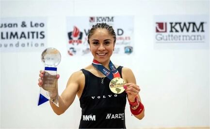 Paola Longoria conquista títulos en singles y dobles en el Campeonato Mundial de Raquetbol