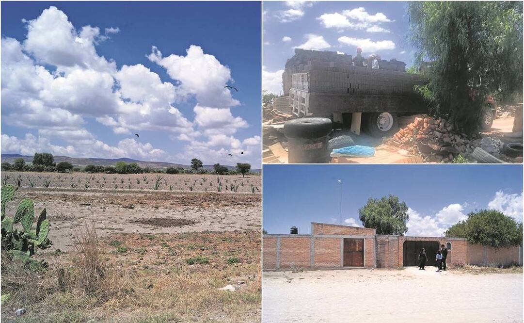 En la comunidad de Miranda, los pobladores se dedican a la elaboración de ladrillos. El paisaje del lugar es terregoso y está rodeado de nopaleras. Fotos: Xóchitl Álvarez/EL UNIVERSAL