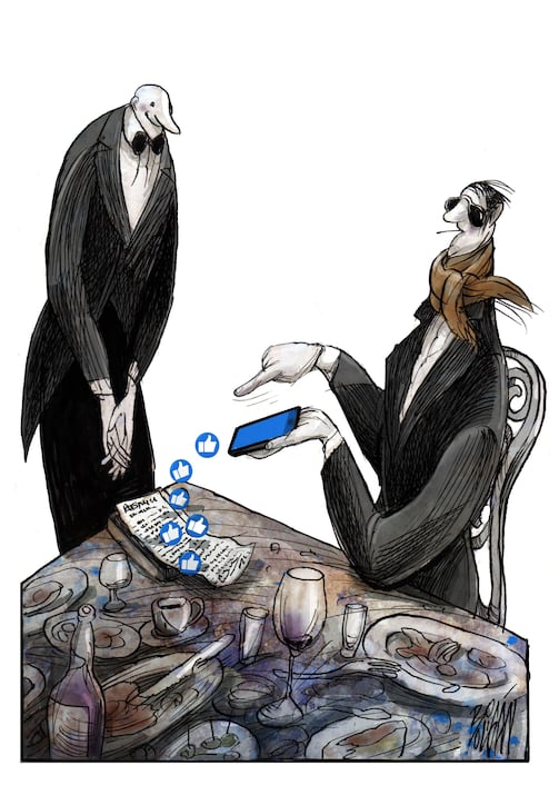 La cuenta del influencer