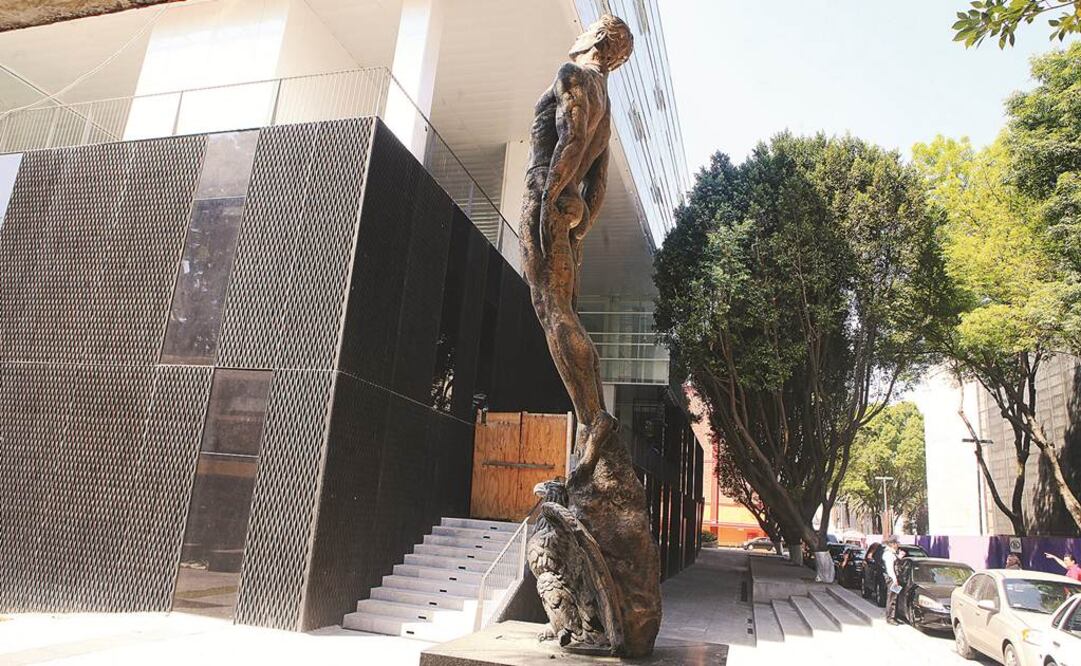 Obras en el nuevo edificio.