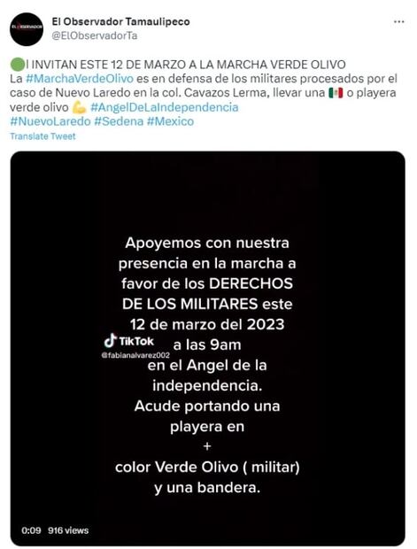 Alerta AMLO sobre marcha en Nuevo Laredo y otros sitios; puede estar convocada por la delincuencia organizada, afirma