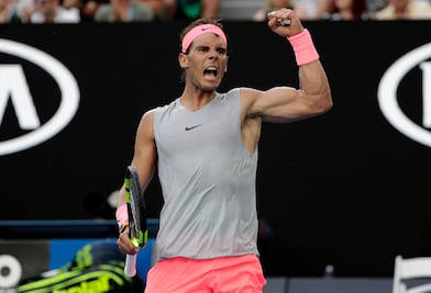 Rafa Nadal vence a Schwartzman en el Abierto de Australia