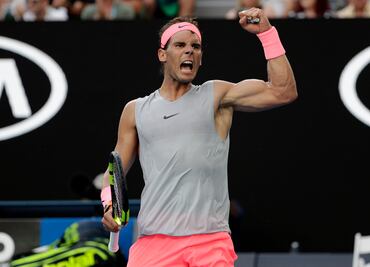 Rafa Nadal vence a Schwartzman en el Abierto de Australia