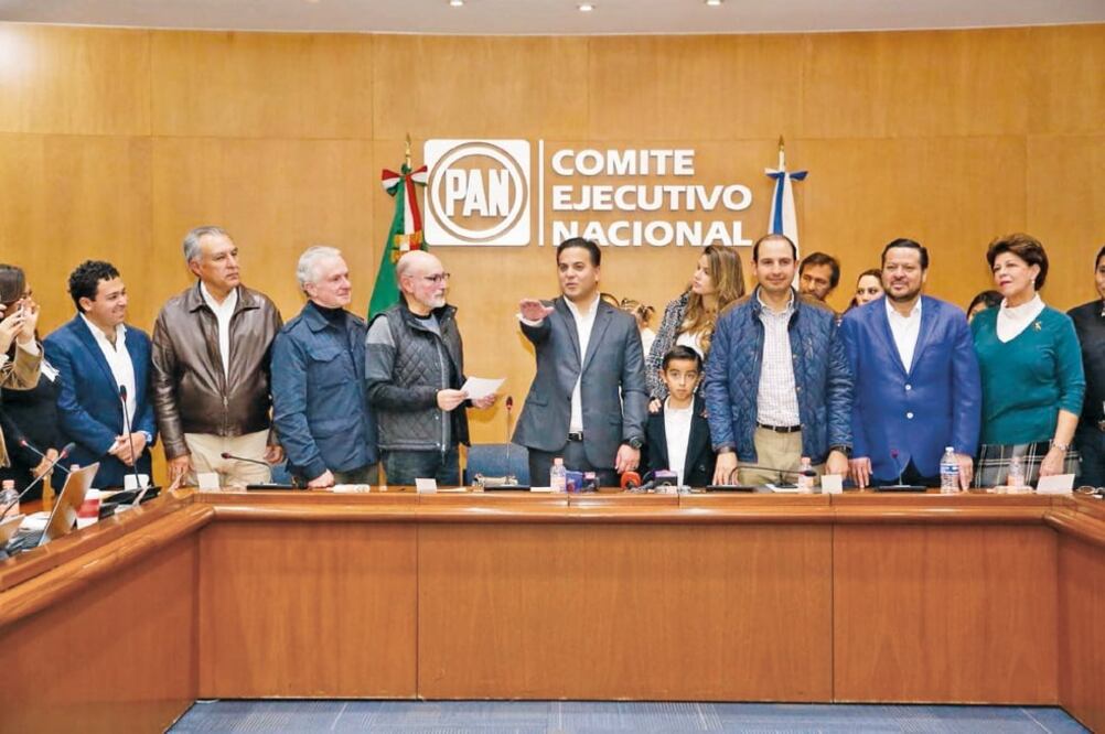 El Comité Ejecutivo Nacional del PAN tomó protesta a Damián Zepeda, como el nuevo presidente del partido, tal y como lo marcan los estatutos. (CUARTOSCURO)