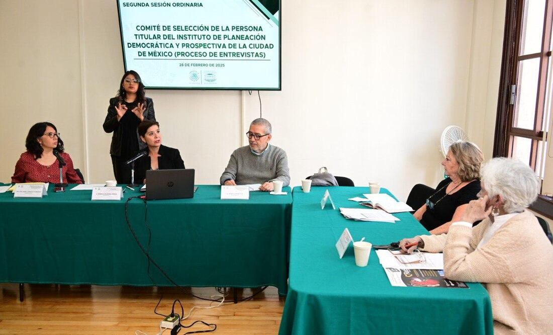 El Comité de Selección de la Persona Titular del Instituto de Planeación Democrática y Prospectiva (IPDP) de la Ciudad de México, entrevistó a las aspirantes a dirigir la institución. (Foto: especial)