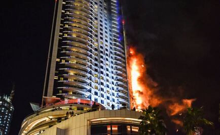 Controlan al 90% incendio en rascacielos de Dubai 