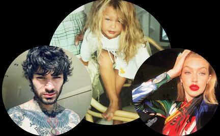 Las fotos de Gigi Hadid y Zayn Malik de niños que nos dirían cómo sería su primer hijo