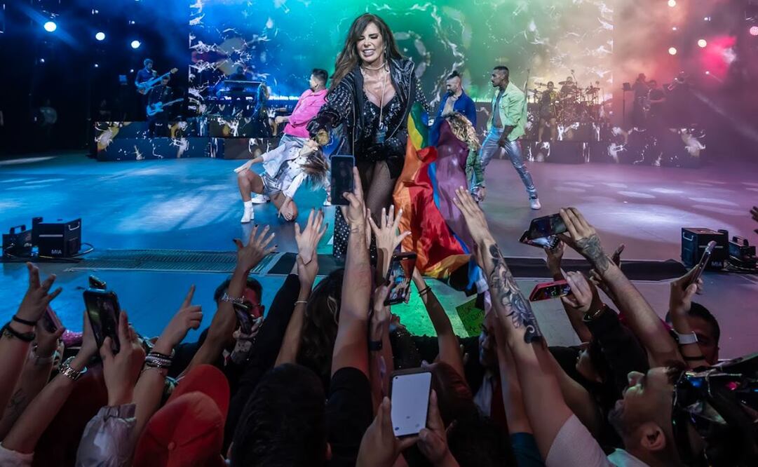 Gloria Trevi deleita a sus fans en el Auditorio Nacional. Foto: Ocesa.