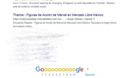 Busca “Thanos” en Google ¡y ve lo que sucede!