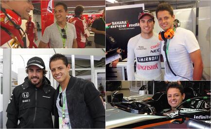 'Chicharito' se pasea en el Gran Premio de Canadá 