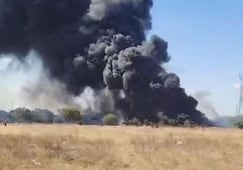 Se registra incendio en bodega de reciclaje en Tecámac, Edomex; no se reportan personas lesionadas