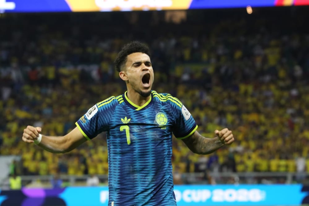 Colombia en festejo de gol, durante la Fase de Grupos del Mundial de 2026 - Foto: Luis Camacho| EL UNIVERSAL