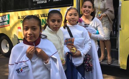 Coro de niños se prepara para cantarle al Papa