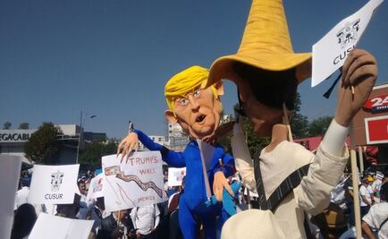Marchan en Guadalajara contra Donald Trump