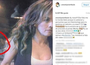 ¿Un fantasma cerca de Aracely Arámbula?