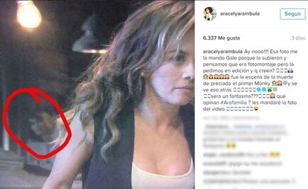 ¿Un fantasma cerca de Aracely Arámbula?
