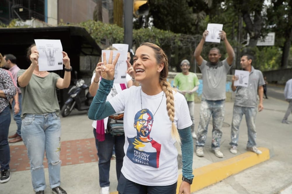 Lilian Tintori, activista. (MIGUEL GUTIÉRREZ. EFE)