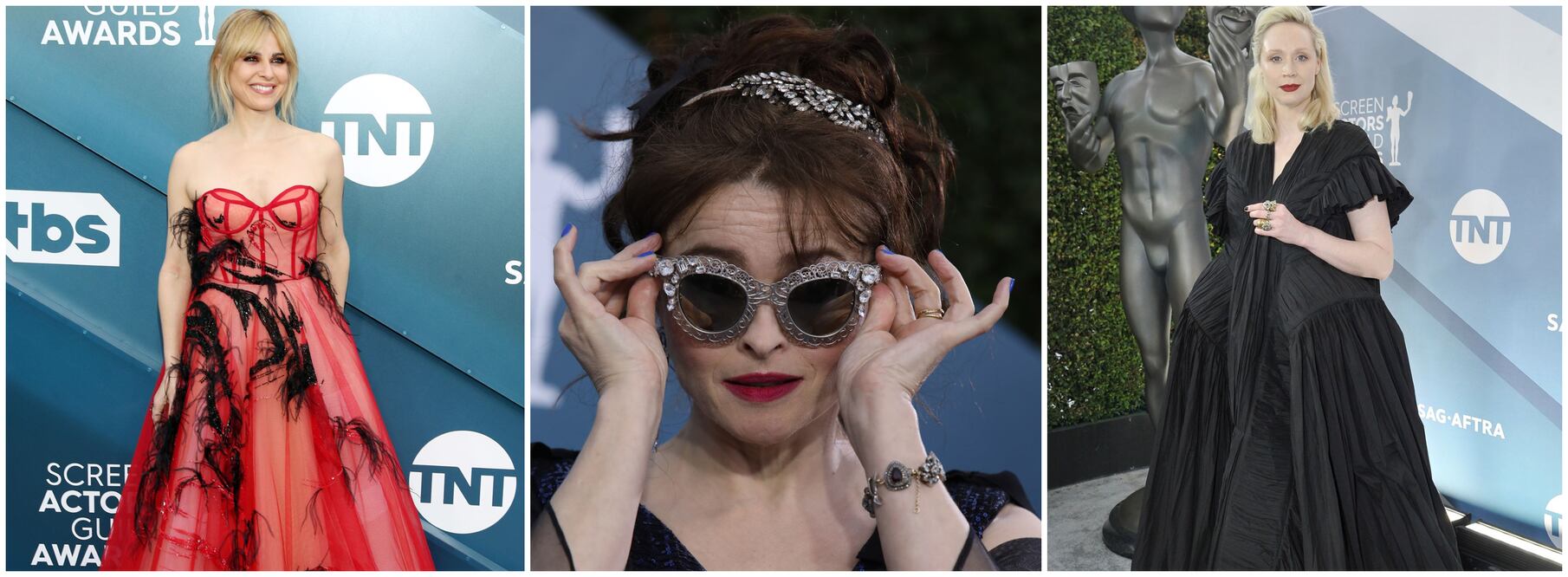 Las peor destidas delos SAG 2020. Foto:Agencias