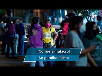 Se percibe sismo en Valle de México, Guerrero y Oaxaca; preliminar de 5.9 grados