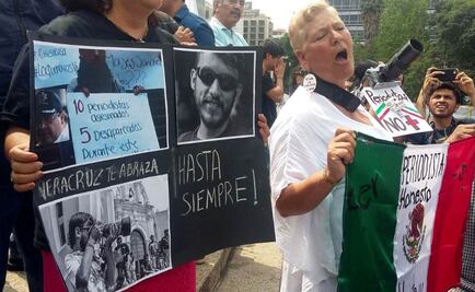 Protestan en el Ángel por muerte de fotoperiodista