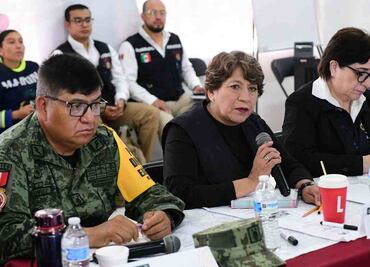 Delfina Gómez se compromete a resolver inundaciones en Chalco; "No nos vamos hasta que quede resuelto"