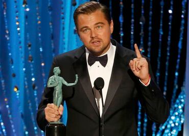 Gana DiCaprio premio SAG a mejor actor
