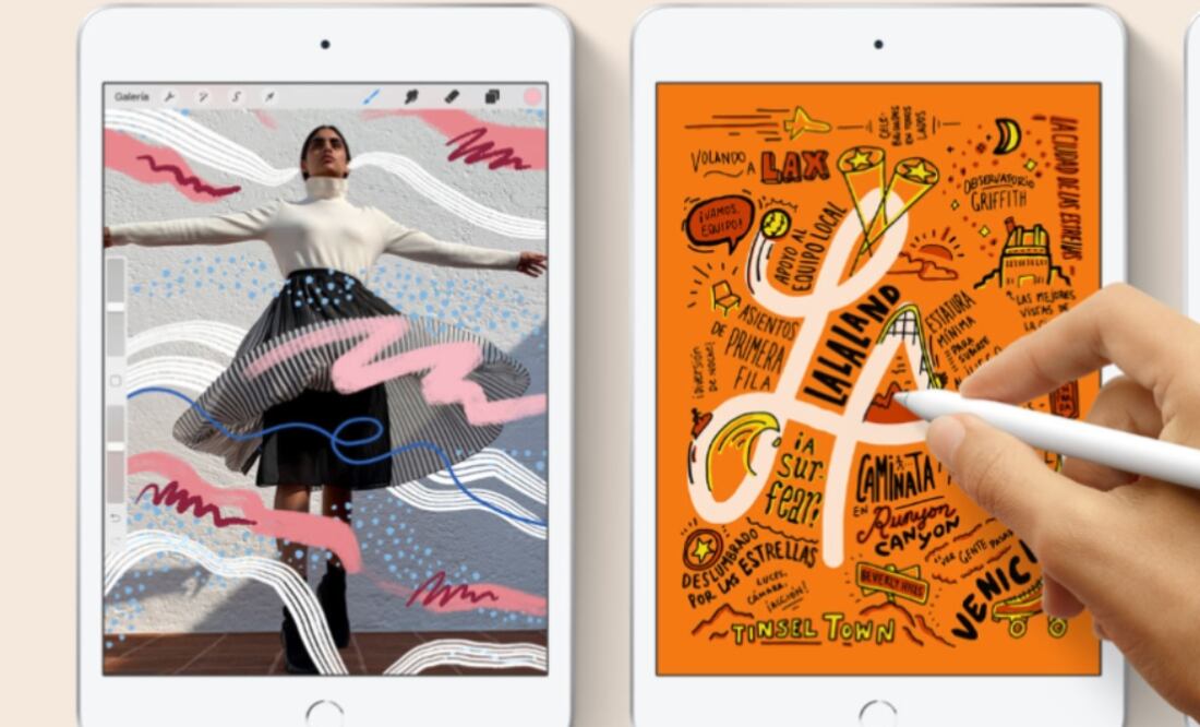 Los nuevos modelos de iPad, equipados con el último chip A12 Bionic de Apple y soporte para Apple Pencil y Smart Keyboard