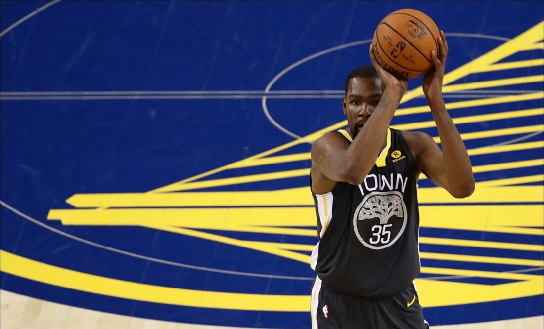 KD se rompió el tendón de Aquiles derecho en las Finales de la NBA. Foto: AFP