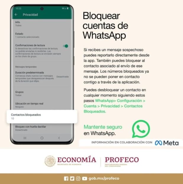 Profeco y Meta lanzan segunda etapa de campaña “Redes Seguras”