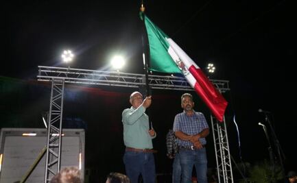 Alcalde celebra Grito de Independencia en la presa La Boquilla