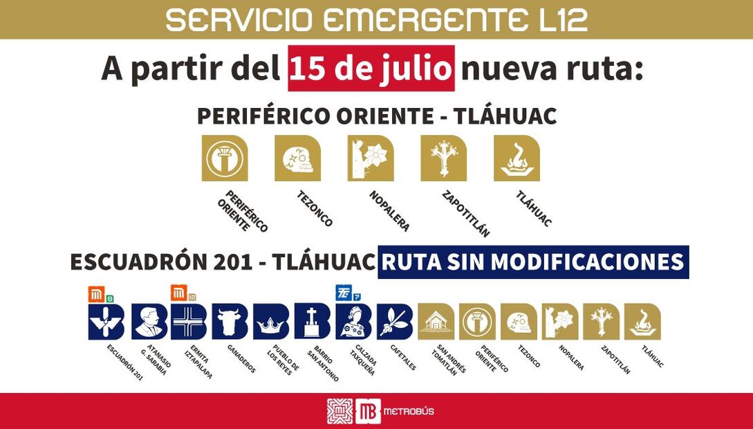 Foto: Twitter @MetrobusCDMX