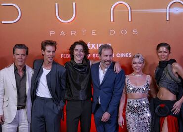 Zendaya y Timothée Chalamet presentan en México "Duna: parte dos"