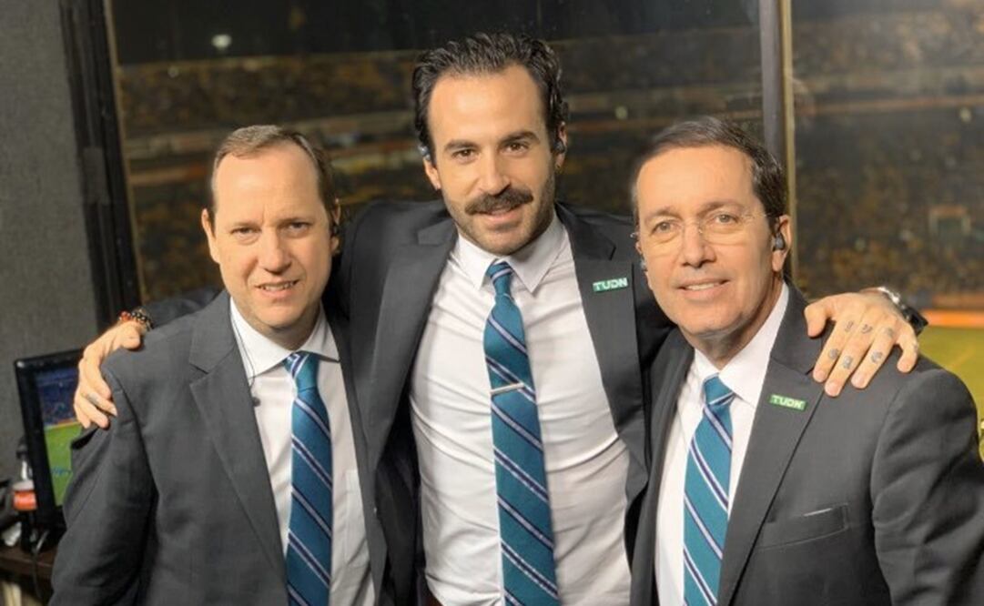 Equipo de narración de TUDN. Foto: Twitter