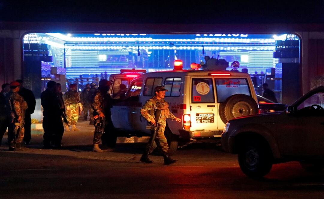 Afghan security forces arrive at the site of a suicide bomb attack in Kabul, Afghanistan - Photo: Omar Sobhani/REUTERS