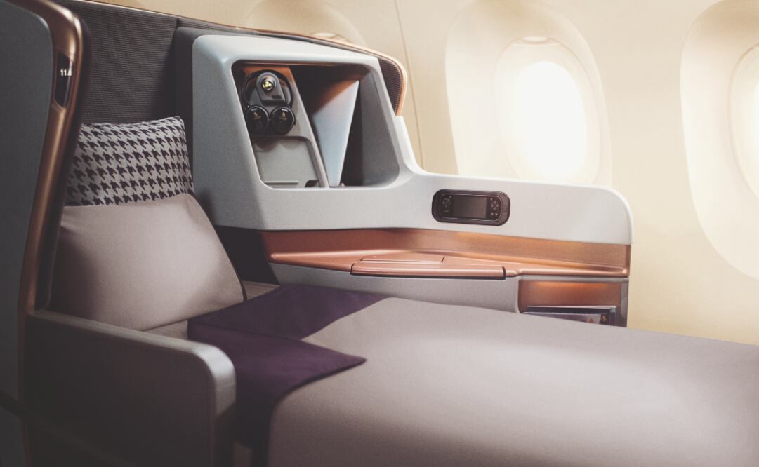 Así son las camas para los pasajeros que volarán en clase Business. (Foto: Cortesía Singapore Airlines)