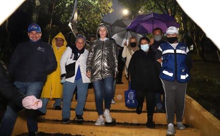 Alcaldía Álvaro Obregón pone en marcha "Blindamos tu Camino" en conjunto con la iniciativa privada para arreglar senderos