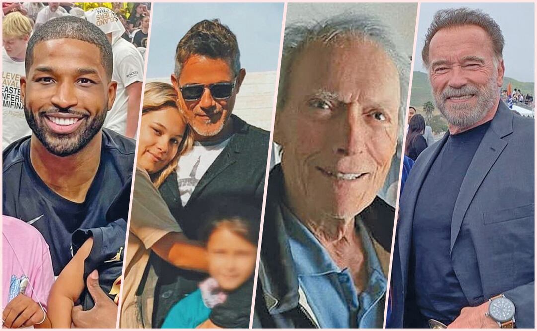 Famosos con hijos fuera del matrimonio. Fotos: Instagram