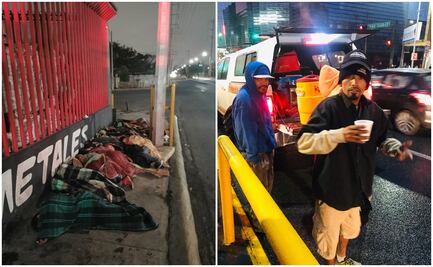 Atienden albergues a 380 personas en situación de calle por onda fría en Monterrey