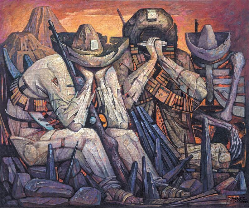 Canción de la esperanza, óleo de Jorge González Camarena. Colección Academia de Artes. CORTESÍA