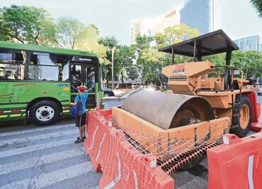 Pérdidas de 20 mdp, por paro de obras en Metrobús