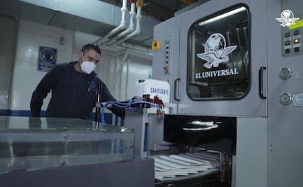 EL UNIVERSAL sanitiza sus ejemplares. Video