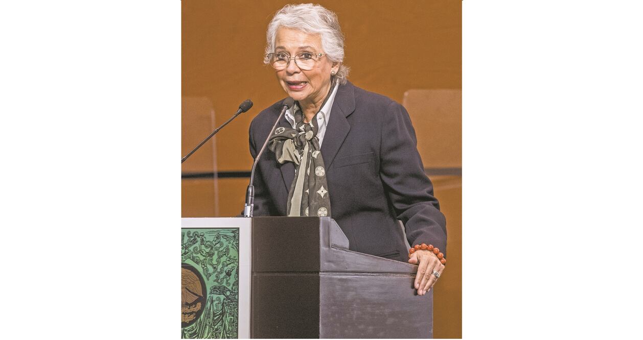 Olga Sánchez Cordero llama a proteger derechos de menores. Foto: ARCHIVO EL UNIVERSAL