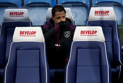 Chicharito no entrena con el West Ham
