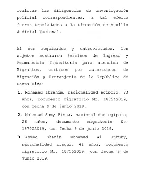 Nicaragua detiene a cuatro presuntos integrantes de ISIS que pretendían cruzar México hacia EU