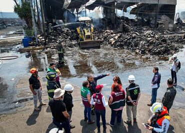 "No hay ningún reporte de extorsión", asegura Sheinbaum sobre incendio en Central de Abasto