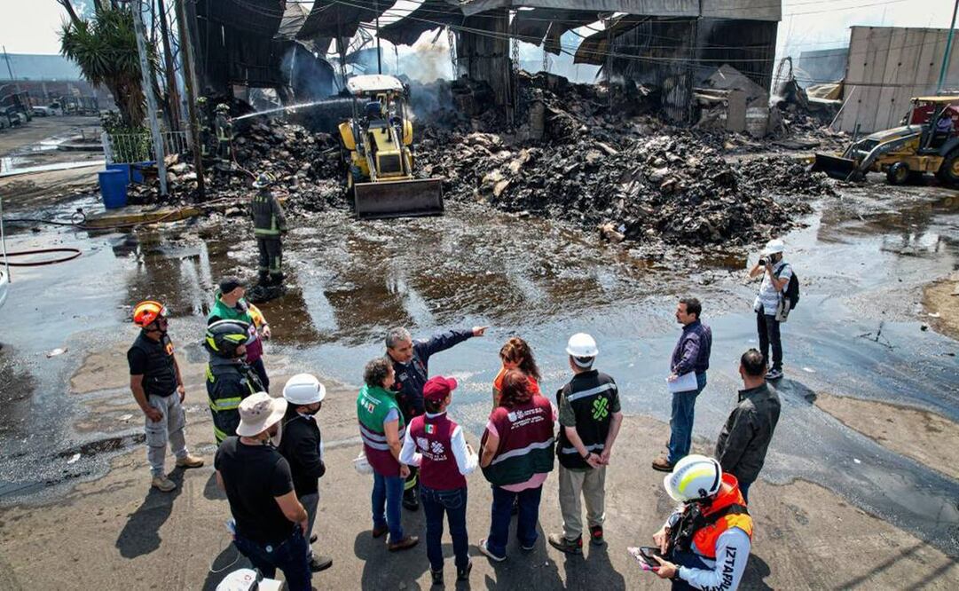 Descartan que incendio en Central de Abasto sea por extorsión. Foto: Especial